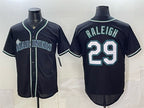 Seattle Mariners #29 Cal Raleigh 2026 Fashion Replica Black JEROMEN Out Stitched Jersey