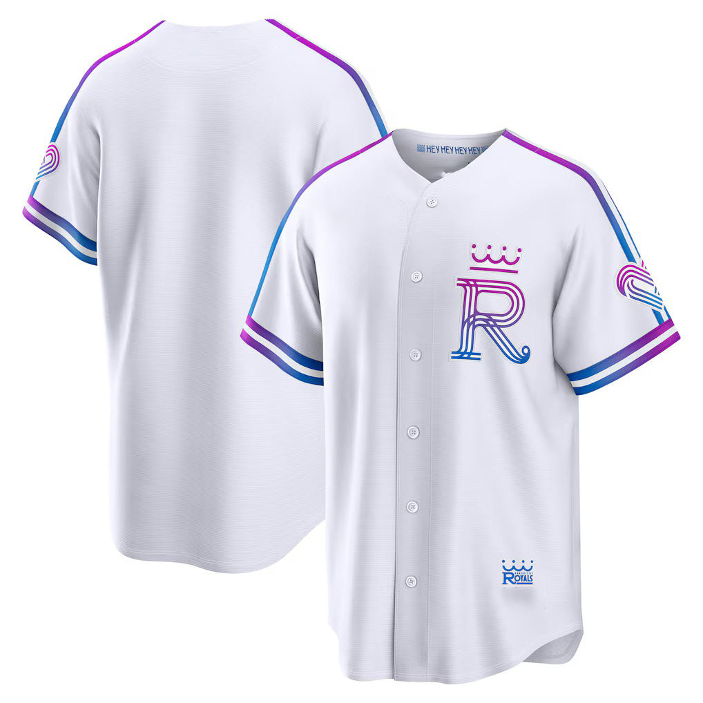 Kansas City Royals White JEROMEN 2026 City Connect Stadium Jersey