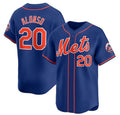 New York Mets #20 Pete Alonso Royal JEROMEN 2024 Alternate Limited Stitched Jersey
