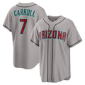 Arizona Diamondbacks #7 Corbin Carroll Gray JEROMEN Road Replica Jersey