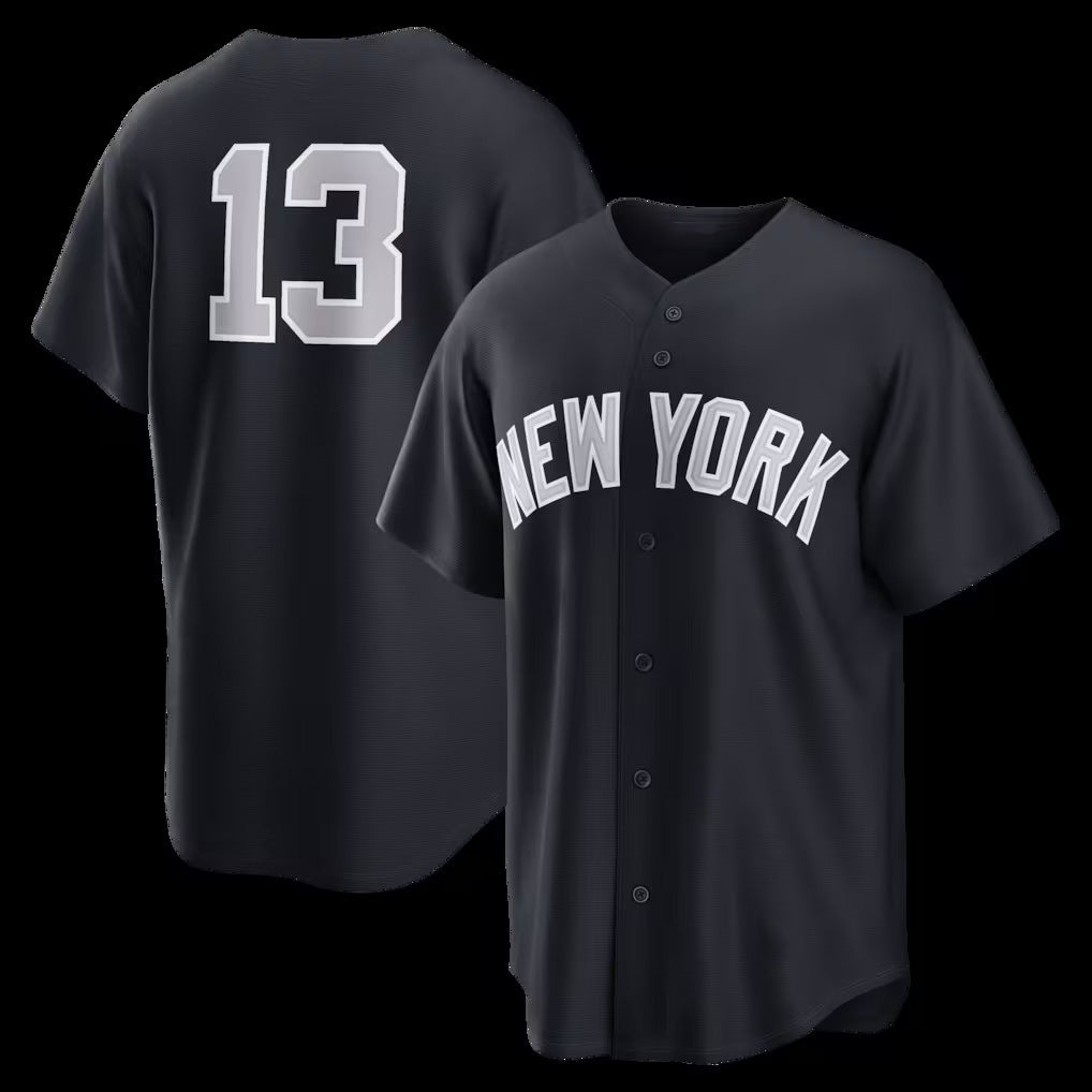 New York Yankees #13 Jazz Chisholm Jr. Navy JEROMEN Alternate Replica Jersey 2