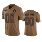 Custom A.Cardinals Active Player 2023 Brown JEROMEN Salute To Service Limited Stitched Jersey