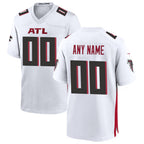 Custom A.Falcons White JEROMEN Game Jersey