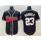 Atlanta Braves #23 Michael Harris II Black JEROMEN Cool Base Stitched Jersey