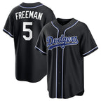 Los Angeles Dodgers #5 Freddie Freeman 2026 Black JEROMEN Out Stitched Jersey