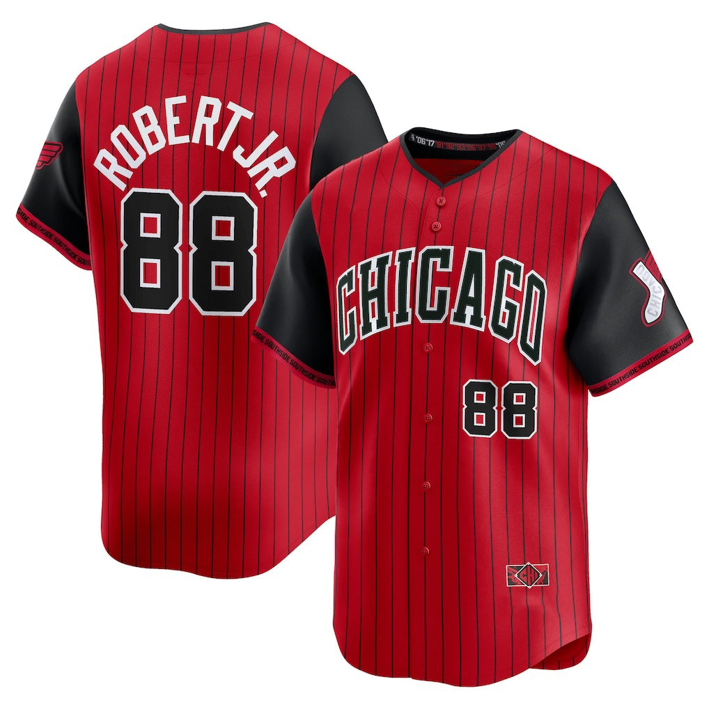 Chicago White Sox #88 Luis Robert Jr. Red-Black JEROMEN 2025 City Connect Limited Player Jersey