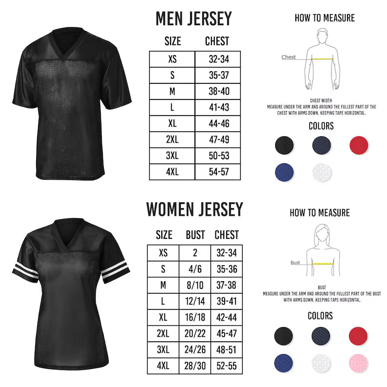 Custom Football Jersey - Personalize with Your Name and Number, High-Quality Fabric, Perfect for Team Uniforms & Fans