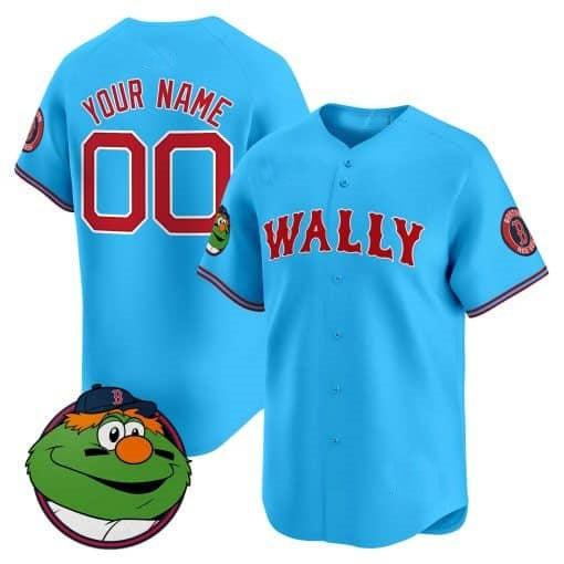 Custom Boston Red Sox Wally Vapor Premier Limited Jersey ¨C Blue JEROMEN