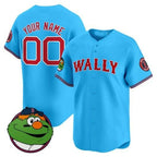 Custom Boston Red Sox Wally Vapor Premier Limited Jersey ¨C Blue JEROMEN