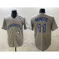 Toronto Blue Jays #11 Bo Bichette Gray JEROMEN 2025 World Series Home Cool Base Stitched Jersey