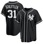 New York Yankees #31 Cam Schlittler 2026 Fashion Replica Black JEROMEN Out Stitched Jersey