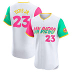 San Diego Padres #23 Fernando Tatis Jr. White JEROMEN City Connect Elite Jersey