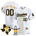 Custom Houston Astros Houston Rodeo Patch Vapor Premier Limited Jersey ¨C White JEROMEN