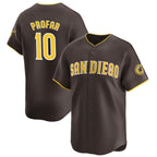 San Diego Padres #10 Jurickson Profar Brown JEROMEN 2024 Away Limited Stitched Jersey