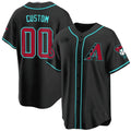 Custom Arizona Diamondbacks 2024 Cool Base Jersey ¨C Black JEROMEN