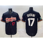 Los Angeles Dodgers #17 Shohei Ohtani Black JEROMEN Mexico Limited Stitched Jersey