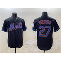New York Mets #27 Mark Vientos Black JEROMEN Cool Base Stitched Jersey