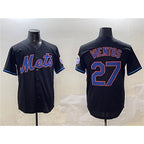 New York Mets #27 Mark Vientos Black JEROMEN Cool Base Stitched Jersey