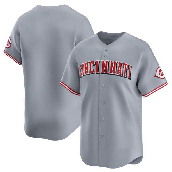 Cincinnati Reds Blank Gray JEROMEN Away Limited Stitched Jersey