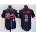 Cincinnati Reds #9 Matt McLain Number Black JEROMEN 2023 City Connect Cool Base Stitched Jersey 2
