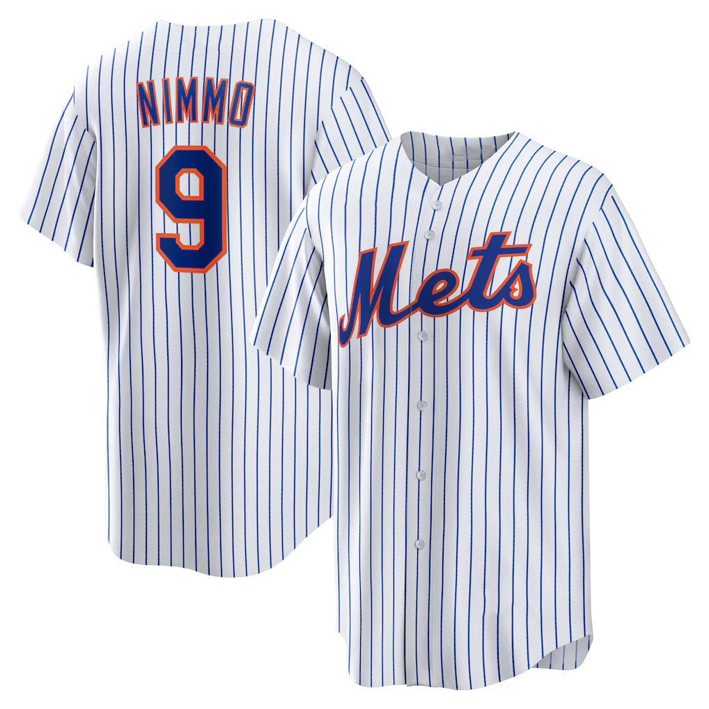 New York Mets #9 Brandon Nimmo White JEROMEN Home Replica Jersey