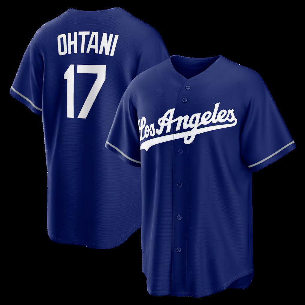 Los Angeles Dodgers #17 Shohei Ohtani Royal JEROMEN Alternate Replica Jersey