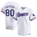 Texas Rangers #80 Kumar Rocker White JEROMEN Home Limited Player Jersey
