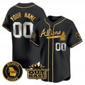 Custom Atlanta Braves Atliens Vapor Premier Limited Jersey ¨C Black JEROMEN