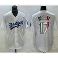 Los Angeles Dodgers #17 Shohei Ohtani Mexico White JEROMEN Cool Base Stitched Jersey 2