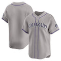 Colorado Rockies Gray JEROMEN Road Limited Jersey