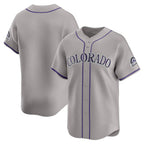 Colorado Rockies Gray JEROMEN Road Limited Jersey