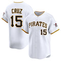 Pittsburgh Pirates #15 Oneil Cruz White JEROMEN Home Limited Player Jersey