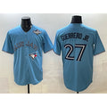 Toronto Blue Jays #27 Vladimir Guerrero Jr. Blue JEROMEN 2025 World Series Cool Base Stitched Jersey