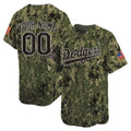 Custom Los Angeles Dodgers USMC Alternate Vapor Premier Limited Jersey ¨C All Stitched-Woodland JEROMEN