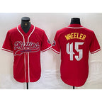 Philadelphia Phillies #45 Zack Wheeler Red JEROMEN Cool Base Stitched Jersey