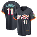 San Diego Padres #11 Yu Darvish Obsidian JEROMEN 2026 City Connect Stadium Jersey