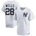 New York Yankees #28 Austin Wells White JEROMEN Home Limited Player Jersey