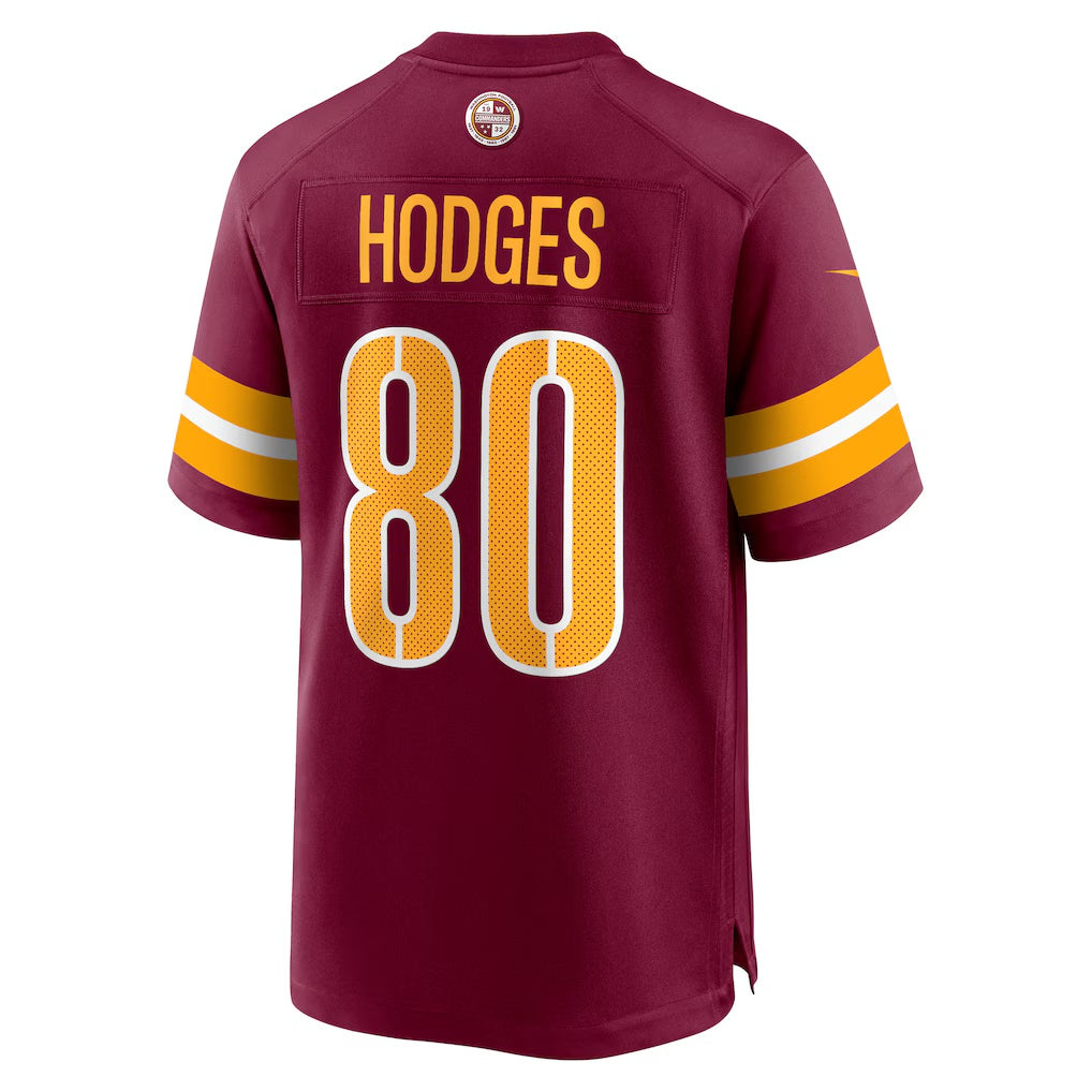 W.Commanders #80 Curtis Hodges Burgundy JEROMEN Game Player Jersey
