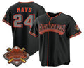 San Francisco Giants #24 Willie Mays Black JEROMEN 2026 Alternate Stadium Stitched Jersey