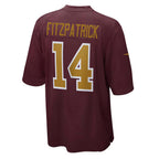 W.Football Team #14 Ryan Fitzpatrick Burgundy JEROMEN Alternate Player Game Jersey