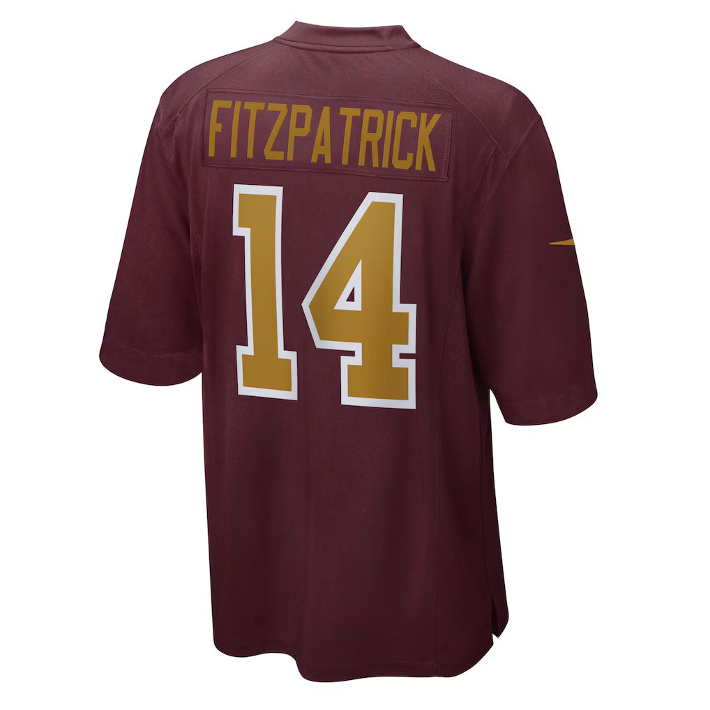 W.Football Team #14 Ryan Fitzpatrick Burgundy JEROMEN Alternate Player Game Jersey