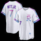 Kansas City Royals #7 Bobby Witt Jr. White JEROMEN 2026 City Connect Stadium Jersey