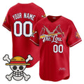 Custom St. Louis Cardinals x One Piece Red JEROMEN Vapor Premier Limited Jersey - Stitched
