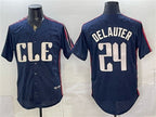 Cleveland Guardians #24 Chase DeLauter Navy JEROMEN 2024 City Connect Limited Stitched Jersey