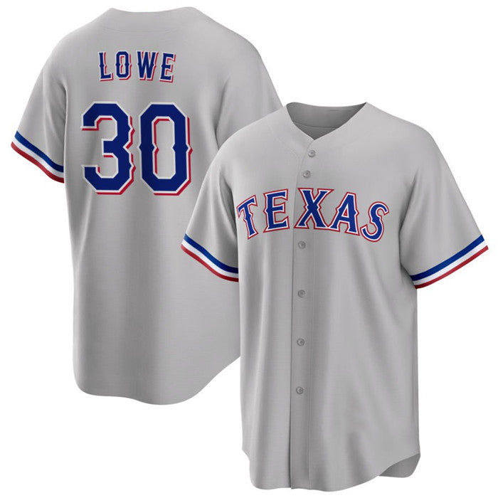 Texas Rangers #30 Nathaniel Lowe Gray JEROMEN Cool Base Stitched Jersey