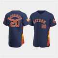 Houston Astros #20 Chas McCormick Navy JEROMEN 60th Anniversary Flex Base Stitched Jersey