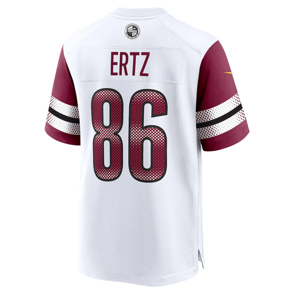 W.Commanders #86 Zach Ertz White JEROMEN Game Jersey