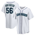Seattle Mariners #56 Randy Arozarena White JEROMEN Home Replica Jersey