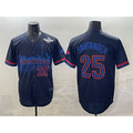 Toronto Blue Jays #25 Anthony Santander Navy JEROMEN 2025 World Series City Connect Limited Stitched Jersey