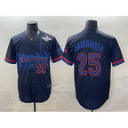 Toronto Blue Jays #25 Anthony Santander Navy JEROMEN 2025 World Series City Connect Limited Stitched Jersey